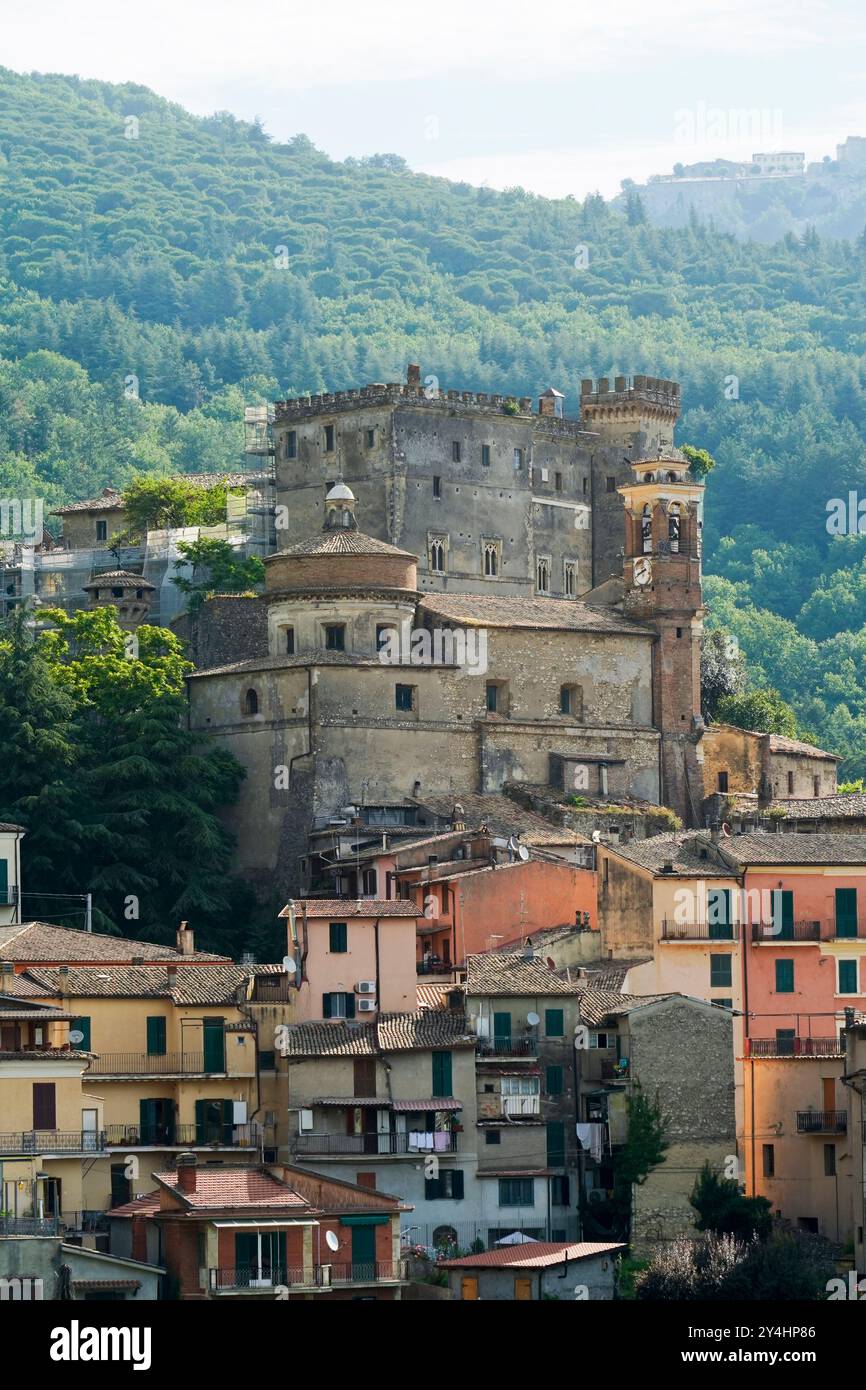 Arsoli, Castello Massimo, Rome, Italie Banque D'Images