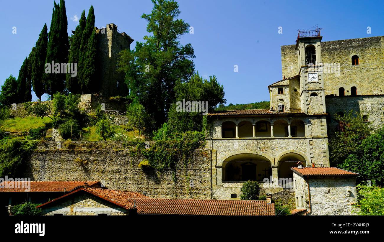 Fortezza della Verrucola, Verrucola, province de Massa Carrara, Toscane, Italie Banque D'Images