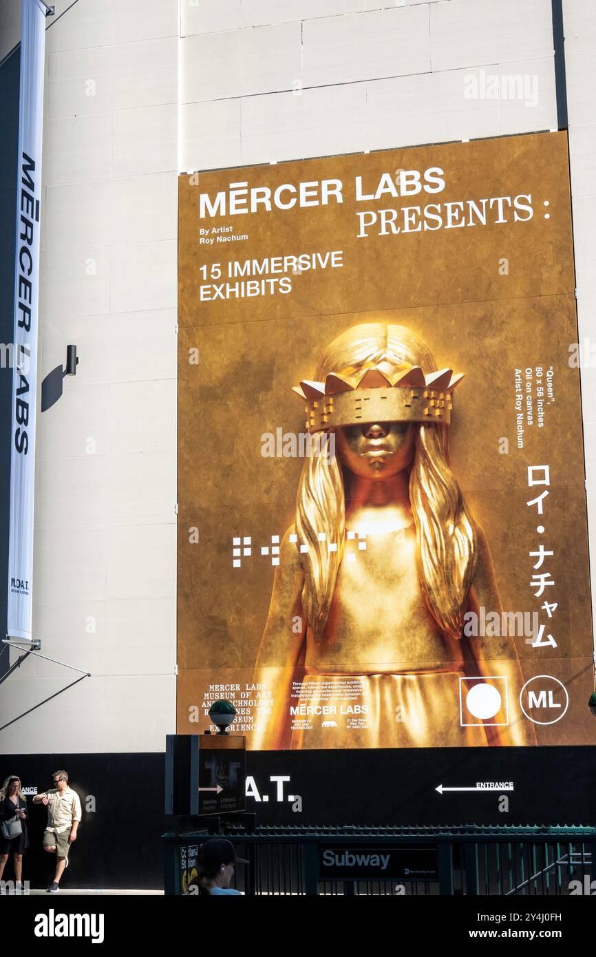 Mercer Labs est un musée d'art et de technologie situé à Lower Manhattan, 2024, New York City, États-Unis Banque D'Images