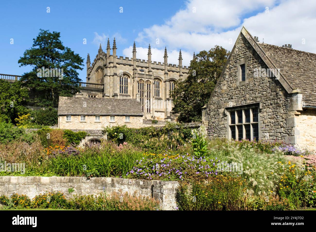 Autour de la ville universitaire d'Oxford, capitale de l'Oxfordshire UK Christchuch College Banque D'Images