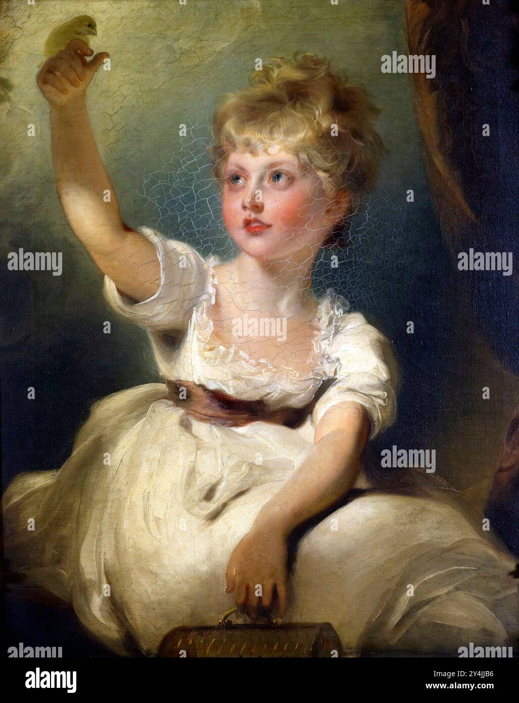 Princesse Charlotte de Galles, 1801, peinture de Thomas Lawrence Banque D'Images