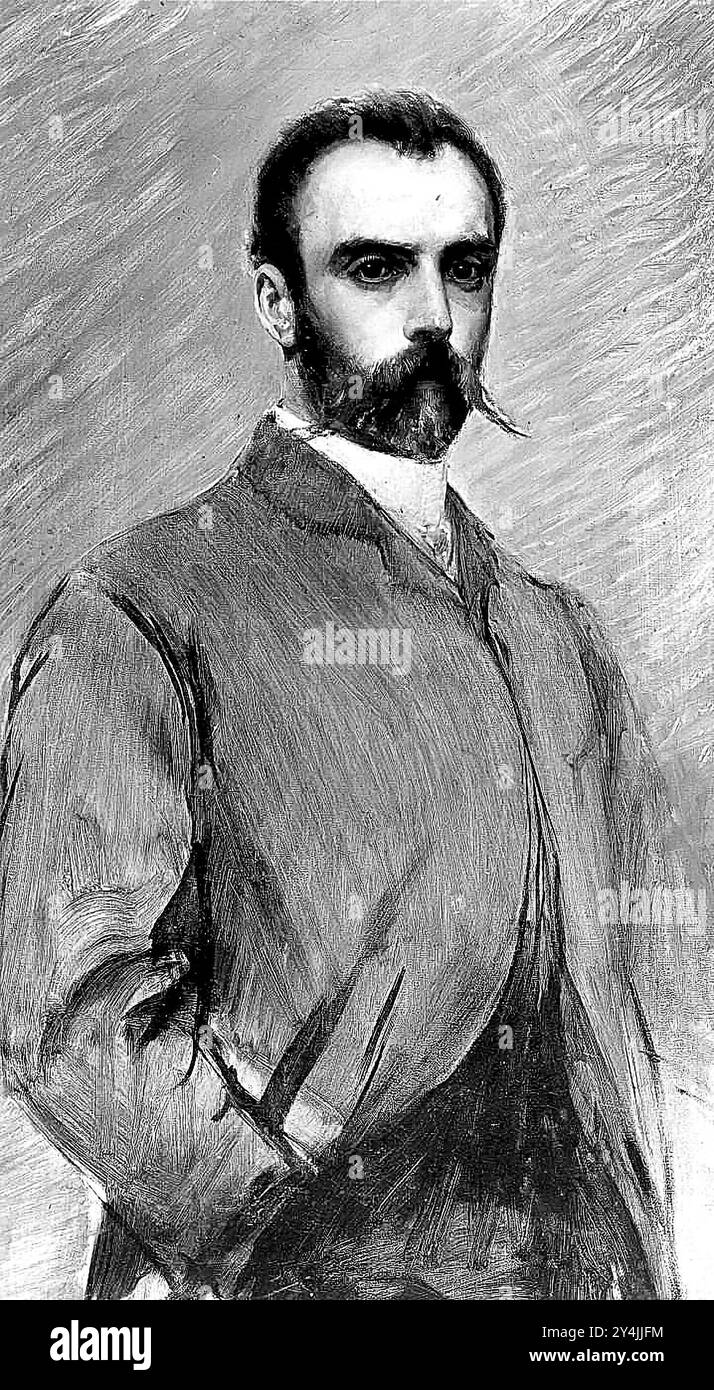 Luis Falero, Luis Ricardo Falero (1851 – 1896) peintre espagnol. Banque D'Images