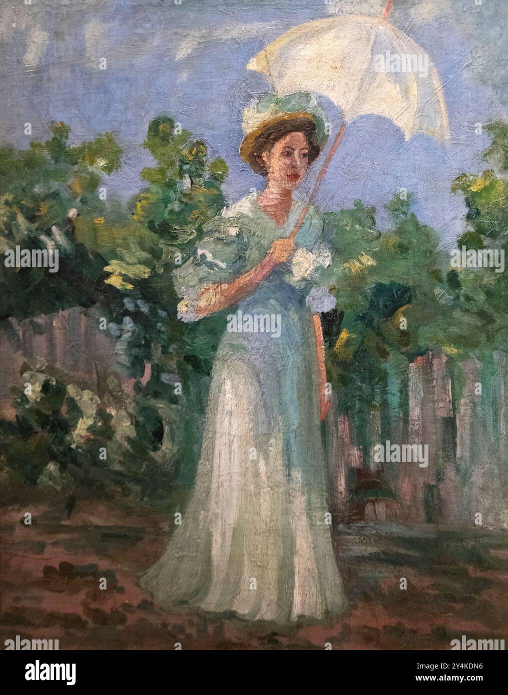 Nadezda Petrovic : 'femme avec un parapluie' (1907) Banque D'Images