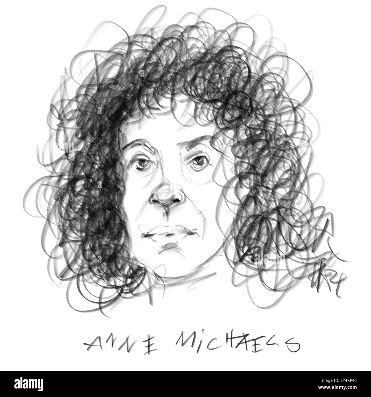Portrait de l'auteur Anne Michaels Banque D'Images