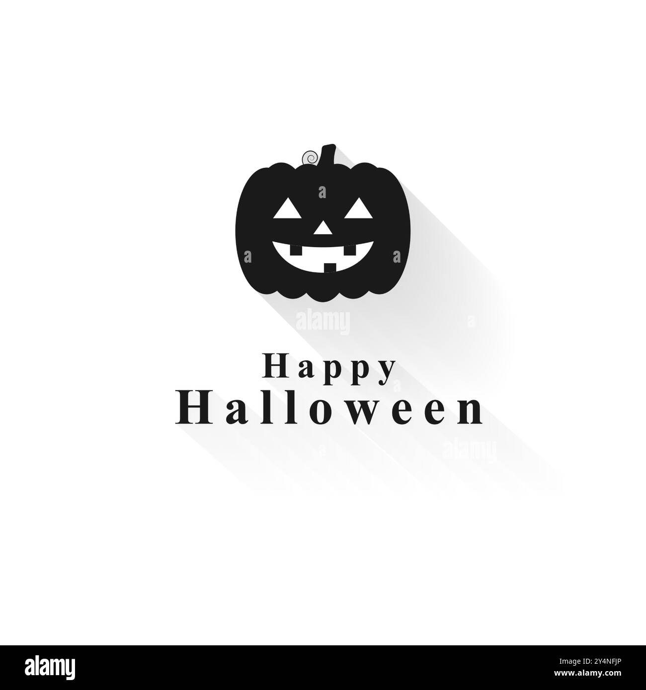 Illustration vectorielle du modèle de flux de médias sociaux Happy Halloween Illustration de Vecteur