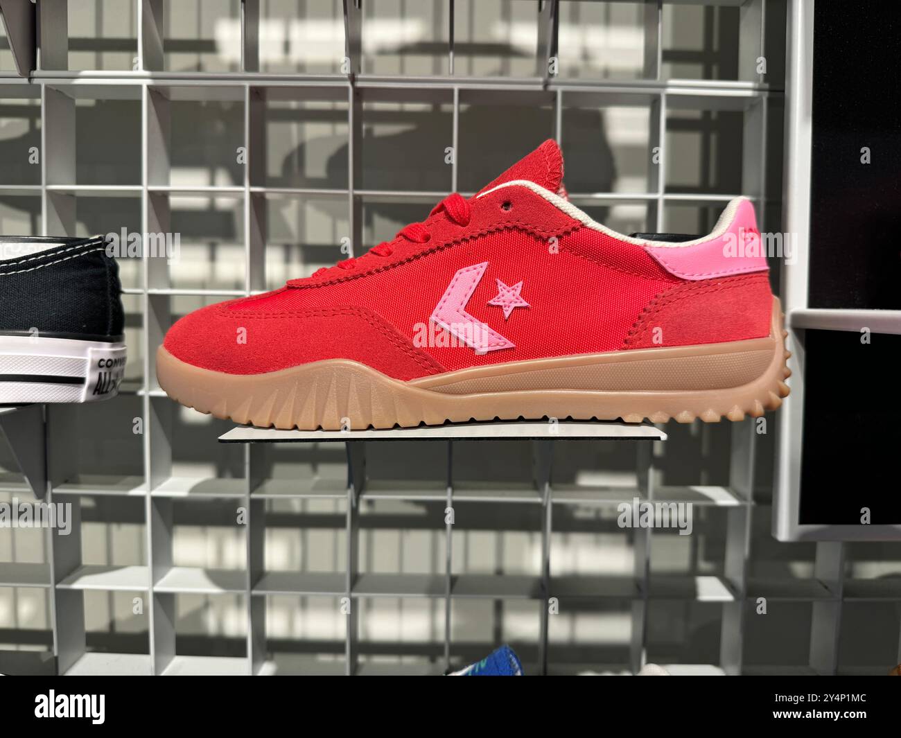 Sneaker Run Star Trainer Converse pour femme. Banque D'Images