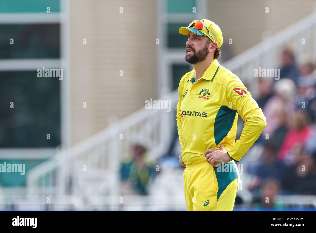 #5, Matthew Short de l'Australie lors du 1er match Metro Bank One Day Series entre l'Angleterre et l'Australie à Trent Bridge, Nottingham le jeudi 19 septembre 2024. (Photo : Stuart Leggett | mi News) crédit : MI News & Sport /Alamy Live News Banque D'Images