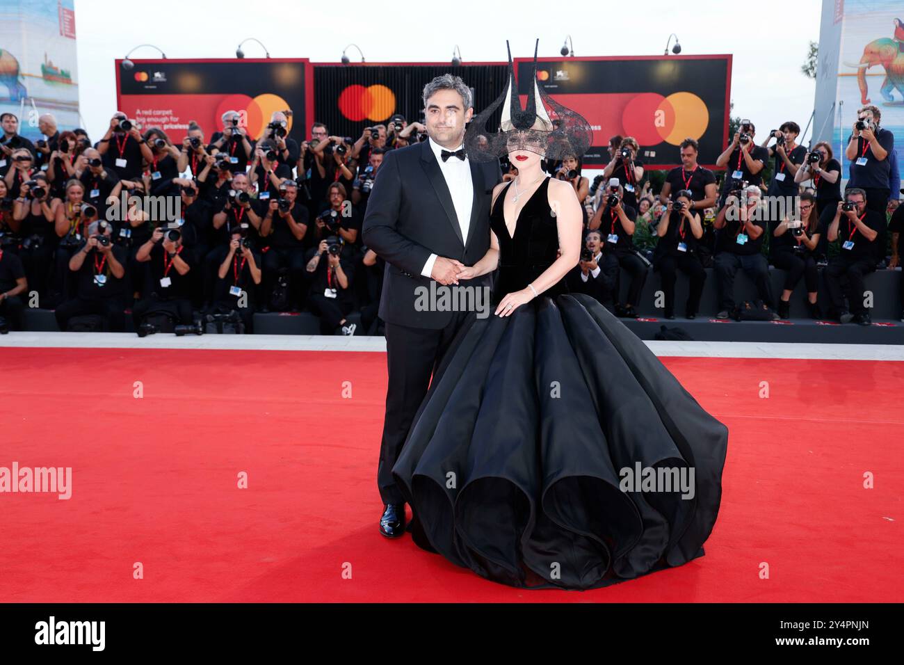 Venise, Italien. 04th Sep, 2024. Lady Gaga et Michael Polansky assistent à la première de 'Joker : folie à deux' lors du 81ème Festival International du film de Venise au Palazzo del Cinema sur le Lido à Venise, Italie, le 4 septembre 2024. Crédit : dpa/Alamy Live News Banque D'Images