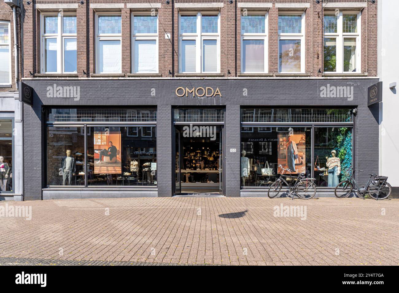 Magasin Omoda à Zwolle, pays-Bas Banque D'Images