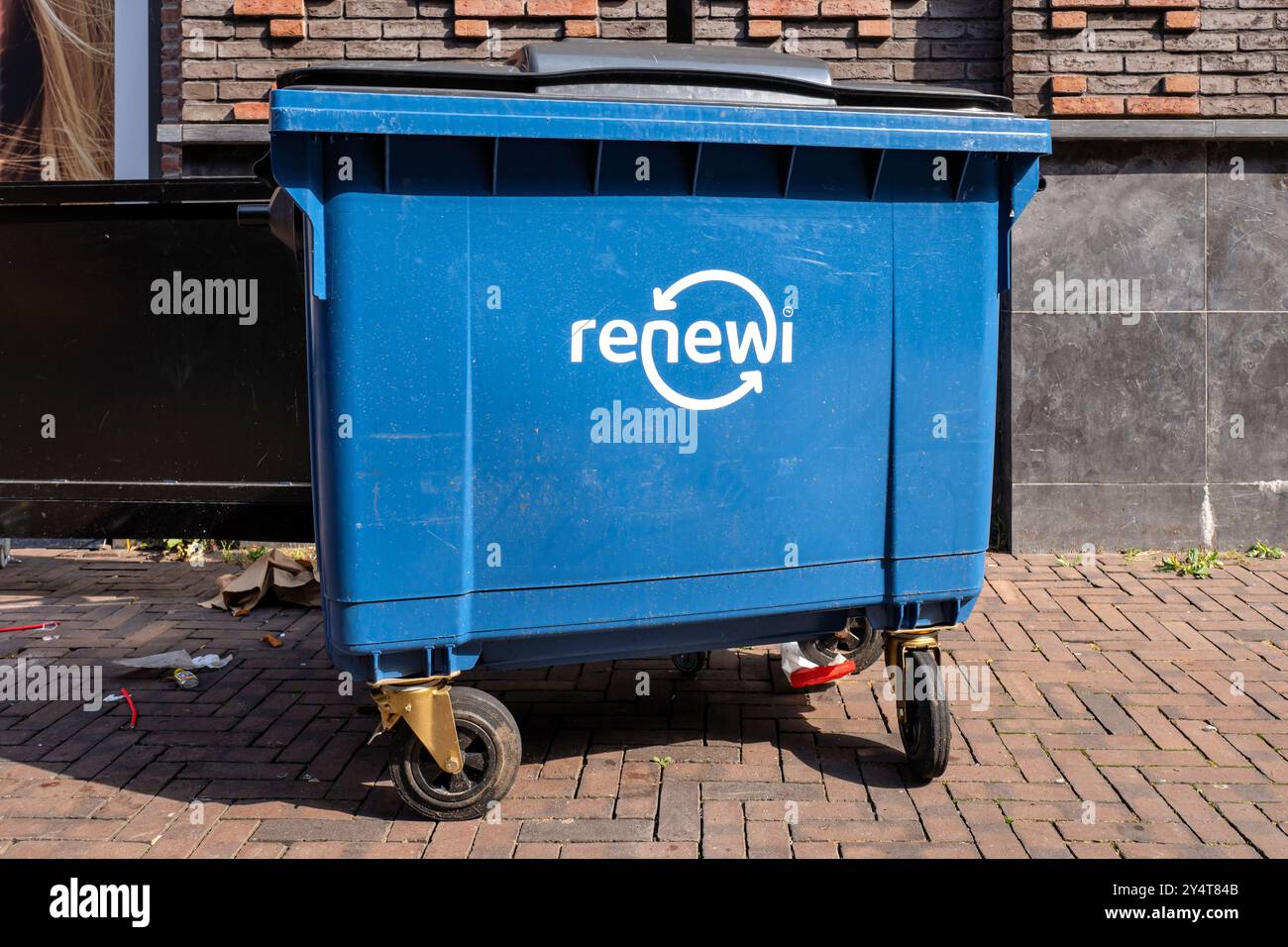 Conteneur à déchets Renewi Banque D'Images