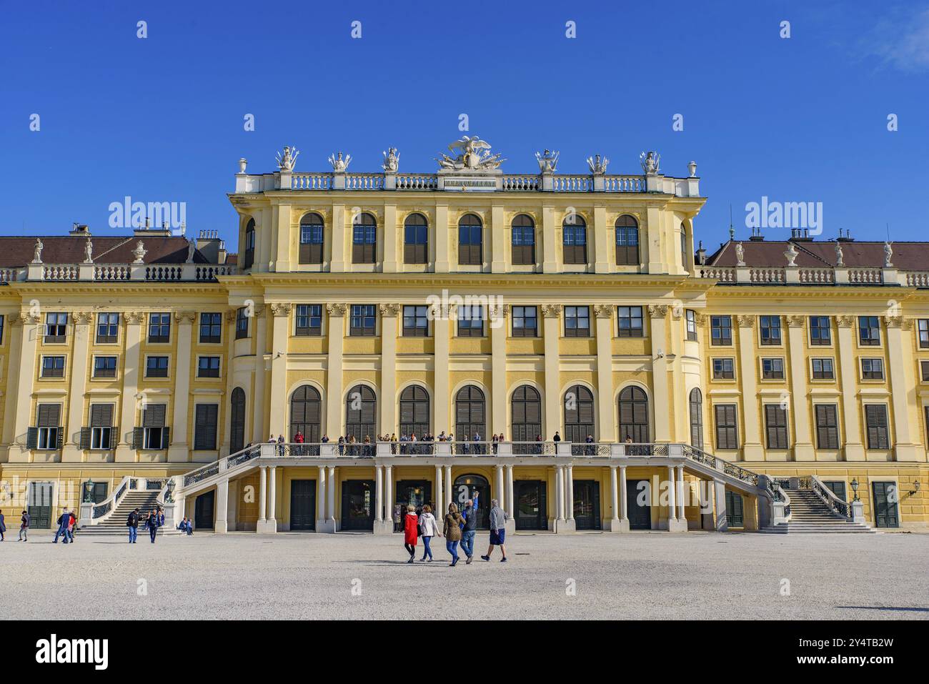 Palais Schoenbrunn à Vienne, Autriche, Europe Banque D'Images