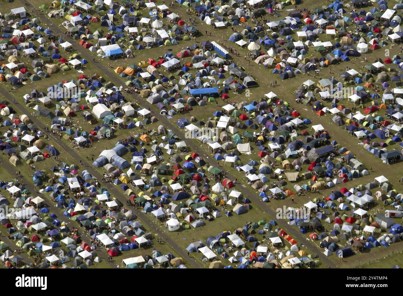 Festival area4 à l'aérodrome de Borkenberge, festival de musique, musique rock Banque D'Images