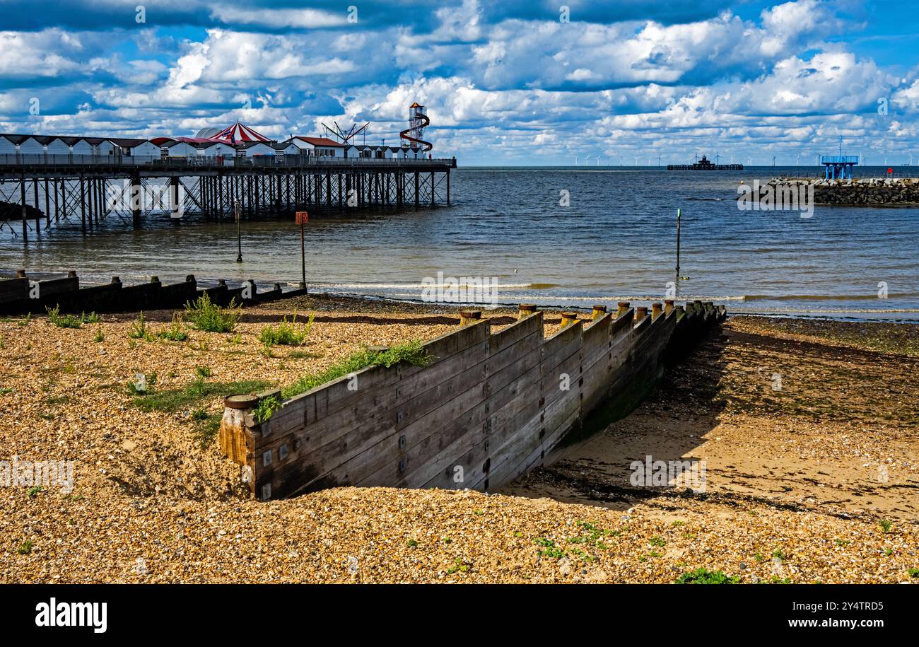 Herne Bay Pier, Kent. Banque D'Images