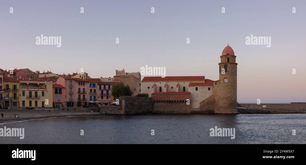 Port de Collioure, France. Banque D'Images
