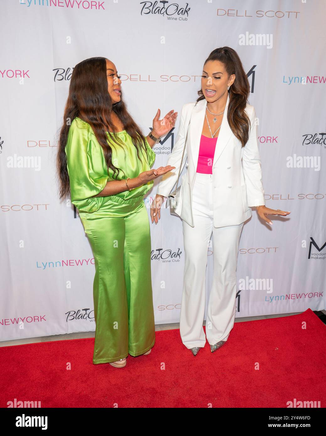 Dell Scott et Jennifer Aydin assistent au salon Dell Scott NYFW SS25 Runway Show à New York, NY, le 7 septembre 2024. (Photo de David Warren /Sipa? USA) crédit : Sipa USA/Alamy Live News Banque D'Images