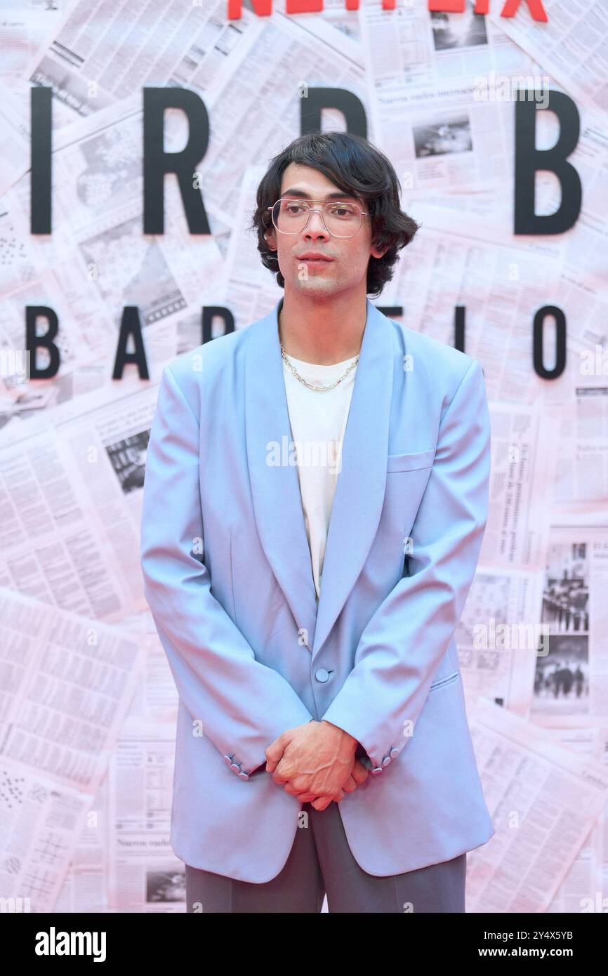 Diego Calva assiste à la première de 'Bird Box Barcelona' au Tivoli Theatre le 29 juin 2023 à Barcelon, Espagne. Banque D'Images