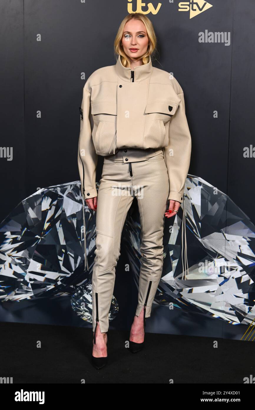 Londres, Royaume-Uni. 19 septembre 2024. Sophie Turner assiste au lancement de la nouvelle série ITV Joan, au Jack Solomons Club de Londres. . Le crédit photo devrait se lire comme suit : Matt Crossick/Empics/Alamy Live News Banque D'Images