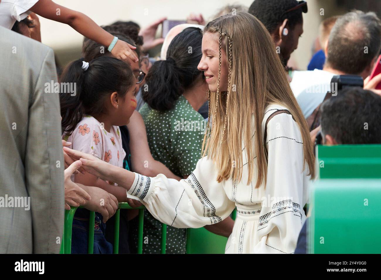 Princesse Sofia visite du Théâtre-Musée Dali le 3 juillet 2022 à Figueres, Espagne. Banque D'Images