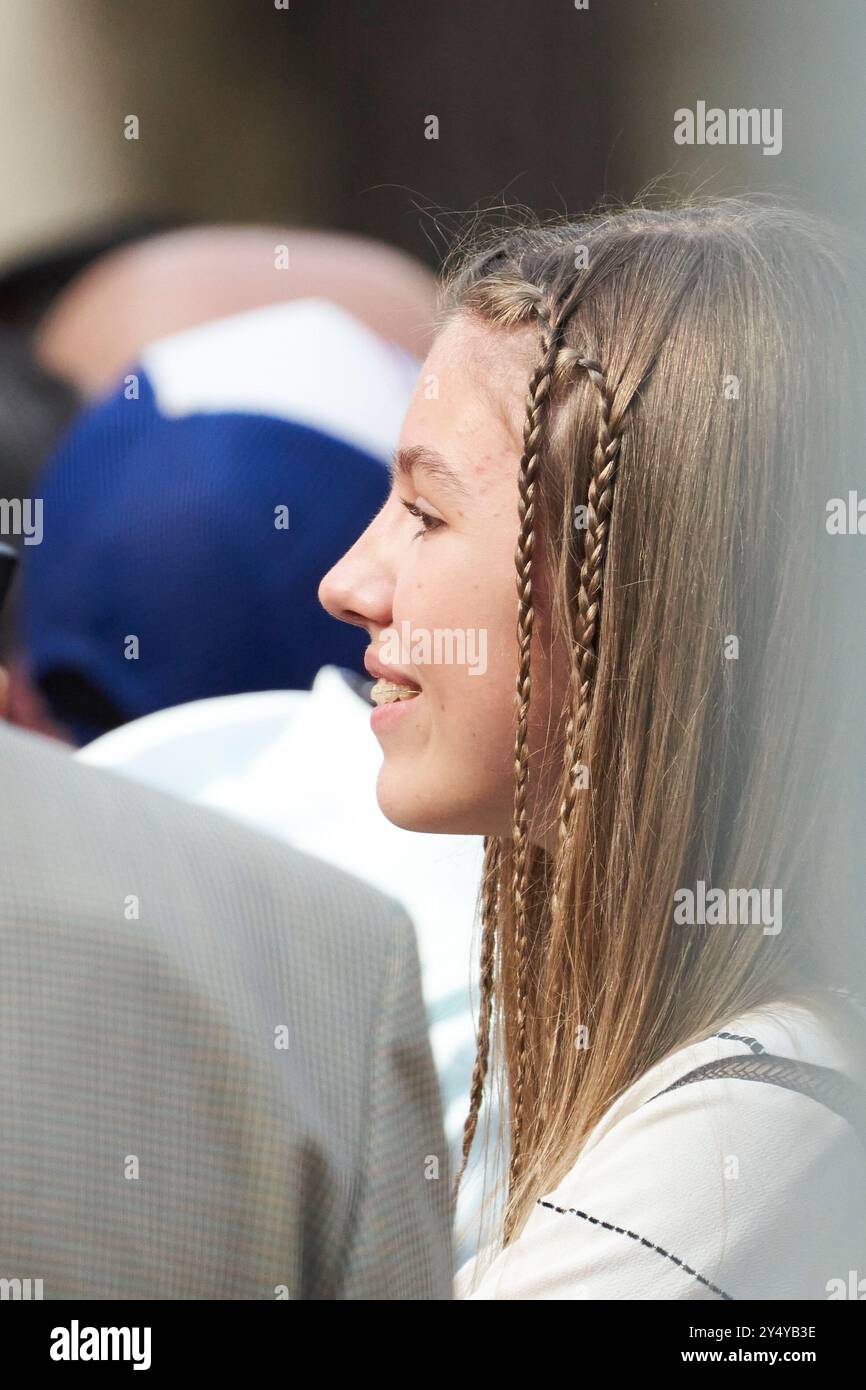 Princesse Sofia visite du Théâtre-Musée Dali le 3 juillet 2022 à Figueres, Espagne. Banque D'Images