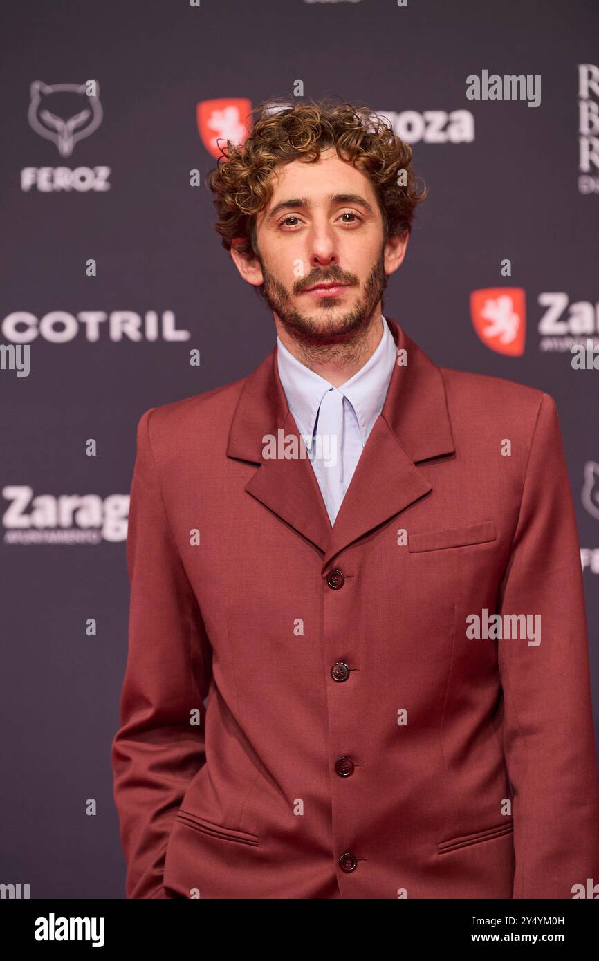 Enric Auquer assiste aux Feroz Awards 2022 - tapis rouge à l'Auditorium le 29 janvier 2022 à Saragosse, Espagne. Banque D'Images