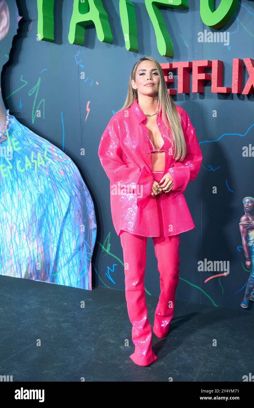 Rosanna Zanetti assiste à la première « Rainbow » à la gare de principe Pio le 29 septembre 2022 à Madrid, en Espagne. Banque D'Images