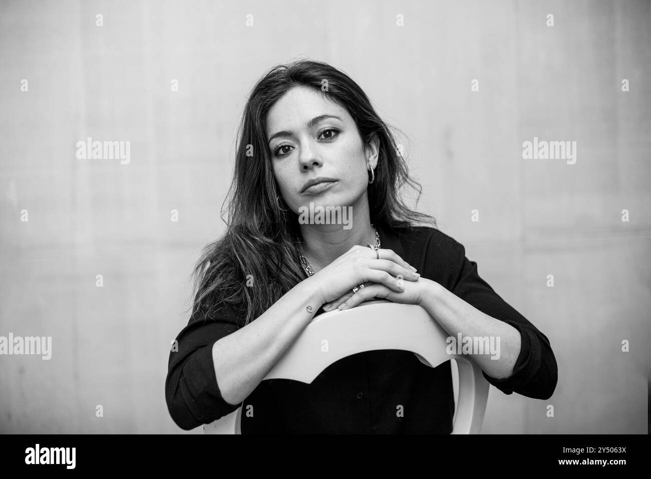 Anna Castillo pose pour une séance photo 'Lo que Viene film Festival' sur 'la vida Era eso' 13 mai 2021 à Tudela, Navarre, Espagne. Banque D'Images