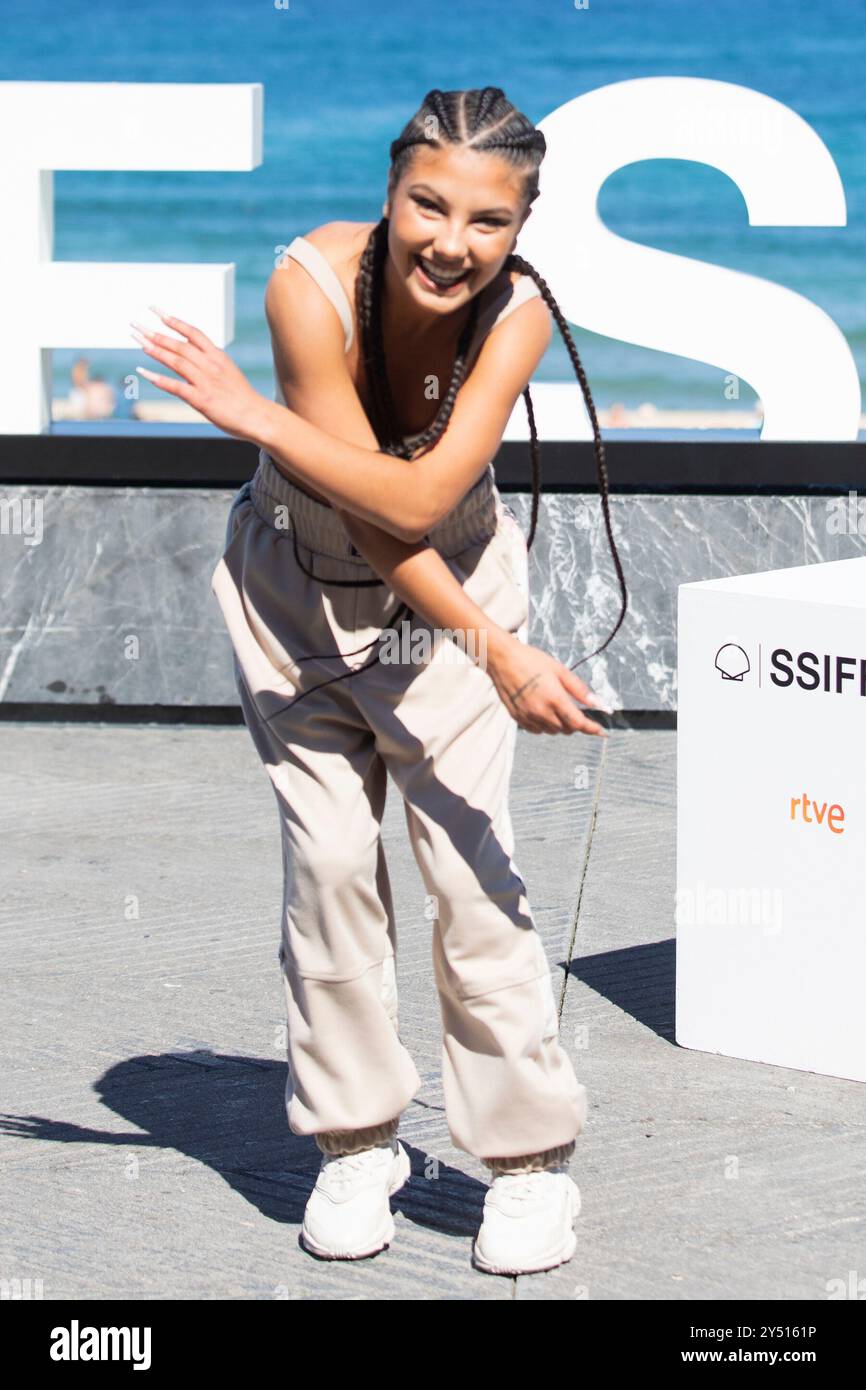 Claudia Medina a assisté à 'la Maternal' Photocall lors du 70ème Festival International du film de San Sebastian au Palais Kursaal le 21 septembre 2022 à Donostia / San Sebastian, Espagne. Banque D'Images