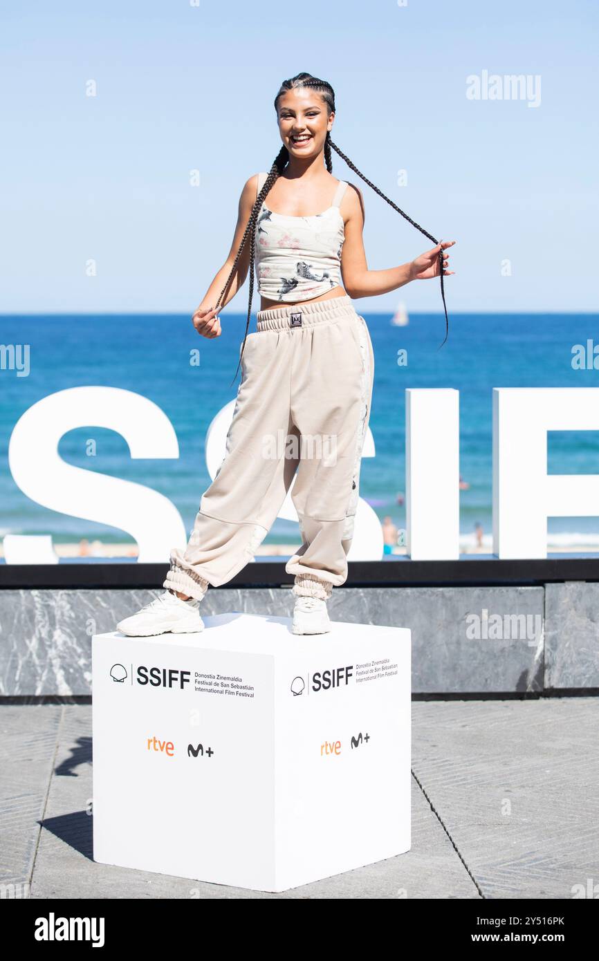 Claudia Medina a assisté à 'la Maternal' Photocall lors du 70ème Festival International du film de San Sebastian au Palais Kursaal le 21 septembre 2022 à Donostia / San Sebastian, Espagne. Banque D'Images