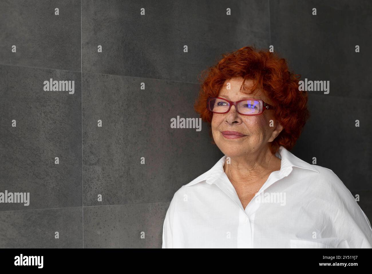 Maria Jesus Sirvent Portrait session lors de la présentation Camino a la Suerte Cine Embajadores le 10 octobre 2023 à Madrid, Espagne. Banque D'Images