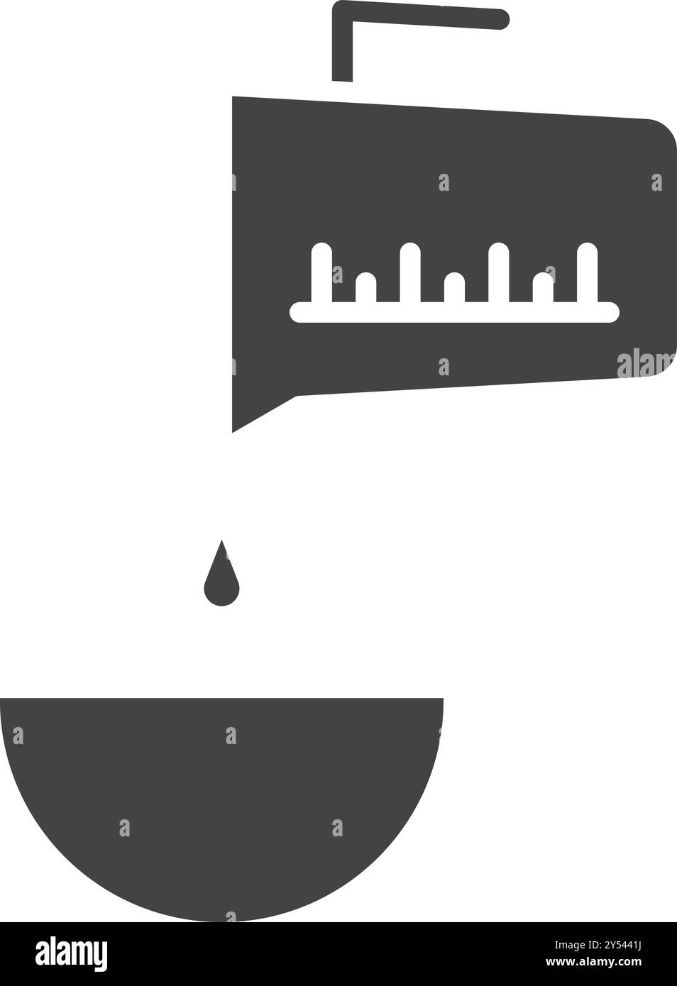 Image vectorielle de l'icône verser. Convient pour les applications mobiles, les applications Web et les supports d'impression. Illustration de Vecteur