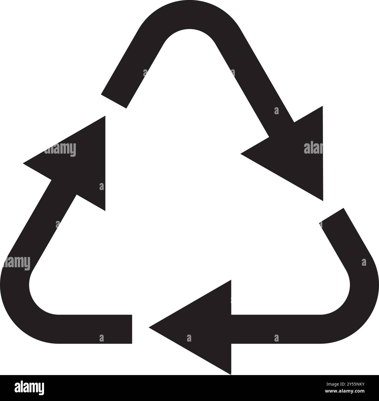 conception de l'élément d'icône d'illustration de recyclage Illustration de Vecteur