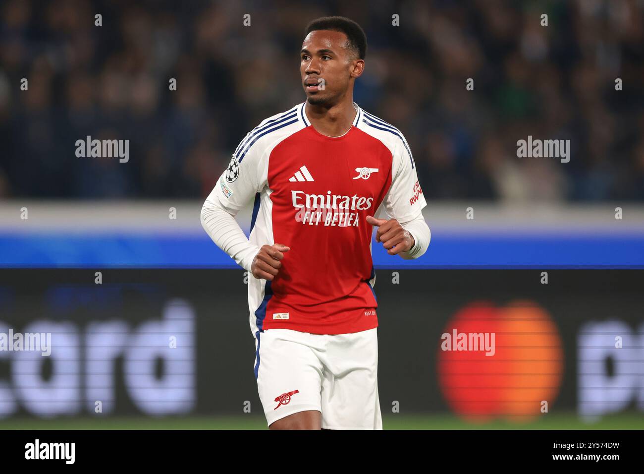 Bergame, Italie. 19 septembre 2024. Gabriel de l'Arsenal FC lors du match de l'UEFA Champions League au Gewiss Stadium, Bergame. Le crédit photo devrait se lire : Jonathan Moscrop/Sportimage crédit : Sportimage Ltd/Alamy Live News Banque D'Images