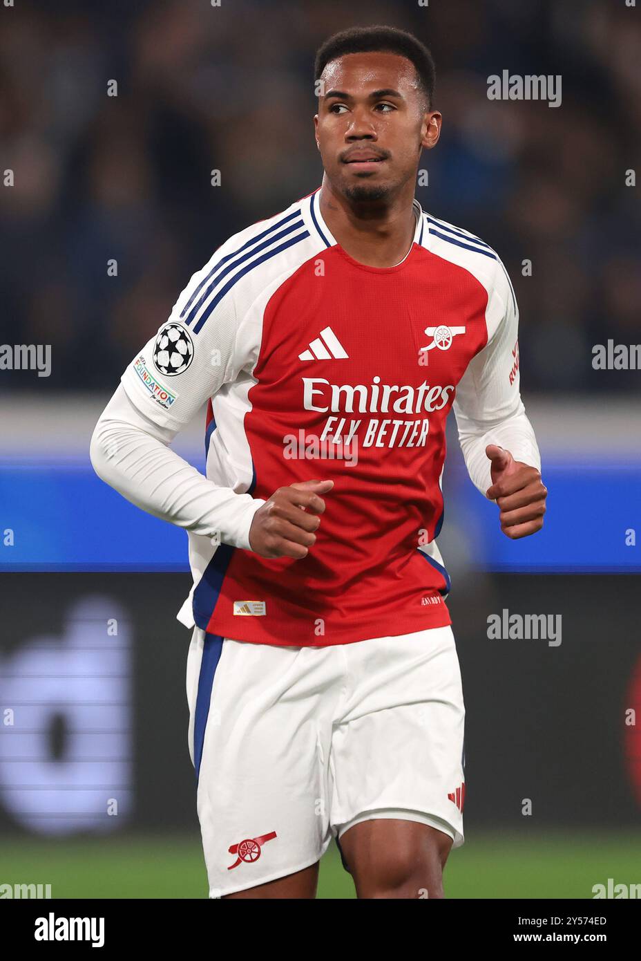 Bergame, Italie. 19 septembre 2024. Gabriel de l'Arsenal FC lors du match de l'UEFA Champions League au Gewiss Stadium, Bergame. Le crédit photo devrait se lire : Jonathan Moscrop/Sportimage crédit : Sportimage Ltd/Alamy Live News Banque D'Images