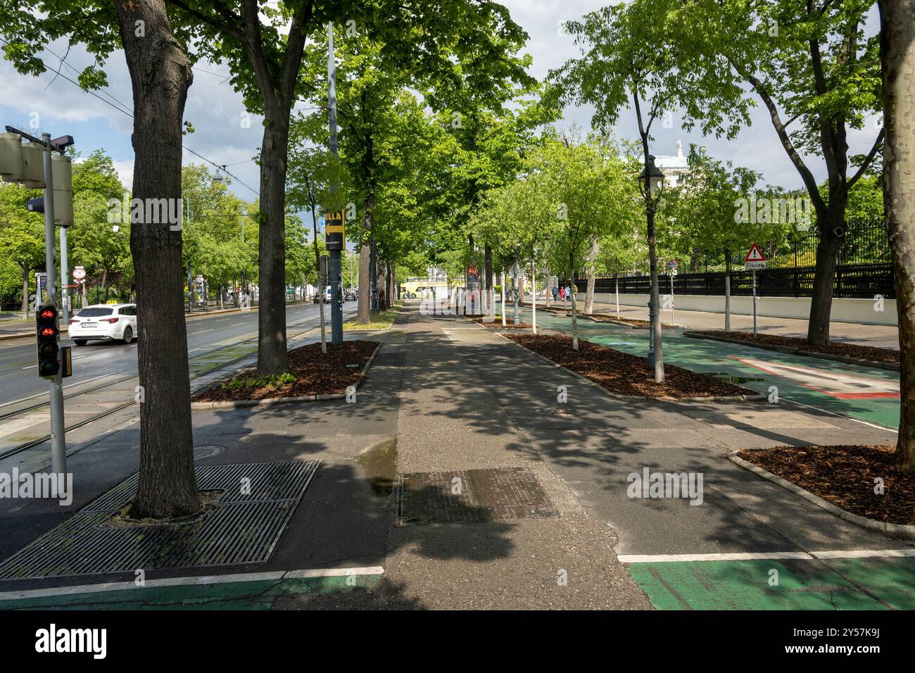 Ringstrasse (périphérique) à Vienne Banque D'Images
