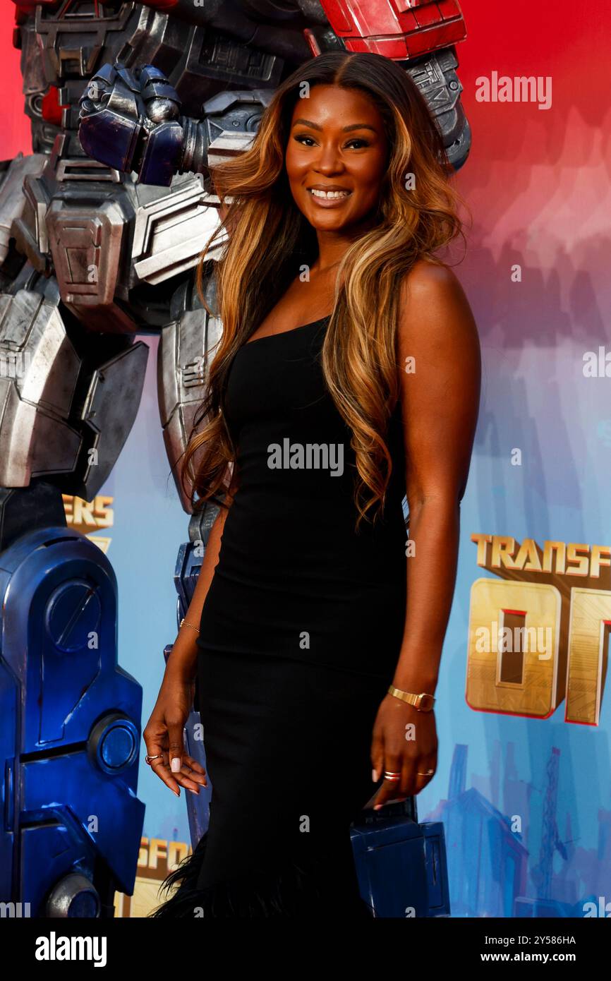 Dymund assiste à la première européenne Transformers One au Cineworld à Leicester Square, Londres. Banque D'Images