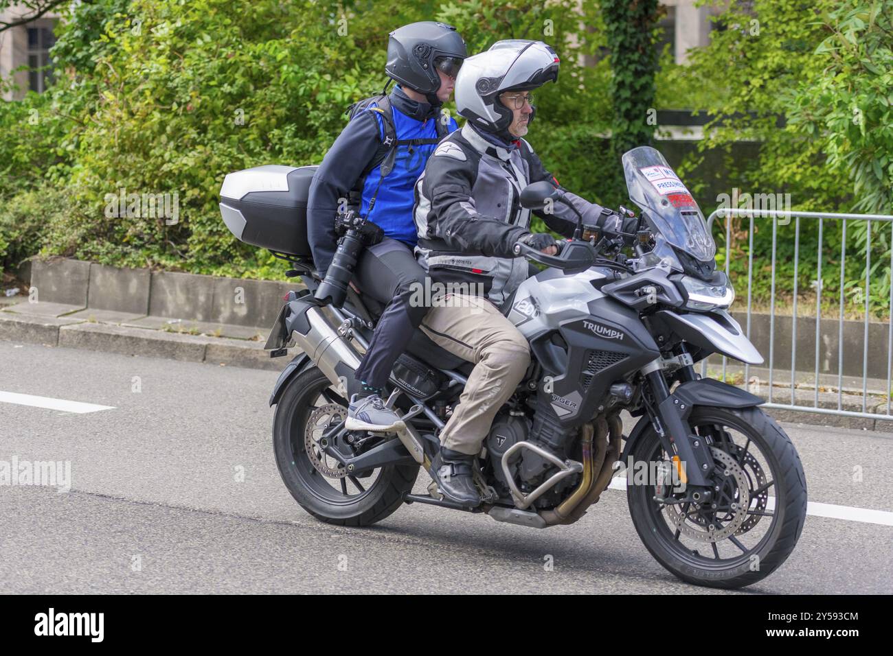 Triumph rider Banque de photographies et d images a haute resolution Alamy
