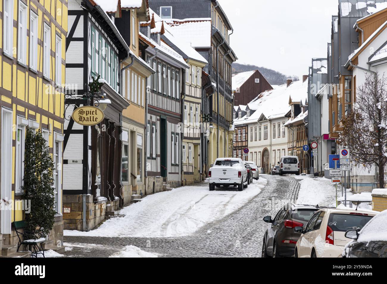 Photos de Blankenburg dans les montagnes du Harz Banque D'Images