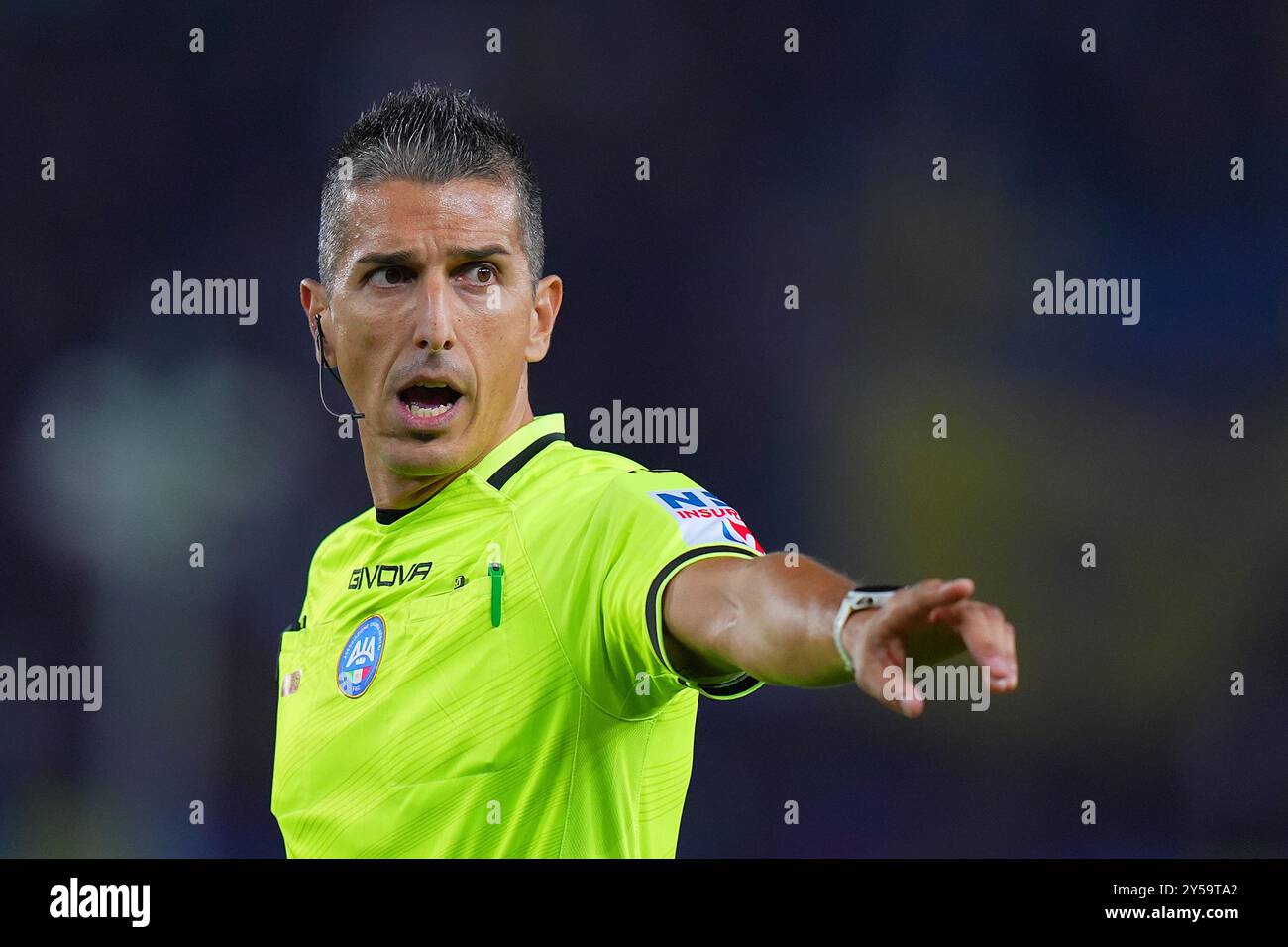 Vérone, Italie. 20 septembre 2024. Livio Marinelli lors du match de football Serie A entre les Hellas Vérone et Torino au stade Bentegodi de Vérone, au nord de l'Italie - vendredi 20 septembre 2024. Sport - Soccer . (Photo de Spada/LaPresse) crédit : LaPresse/Alamy Live News Banque D'Images