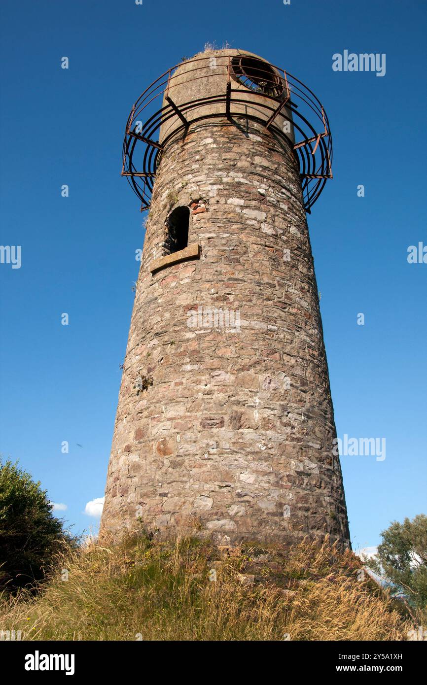 Le vieux phare, Haverigg, Hodbarrow, Broughton in Furness, Cumberland, Cumbria, Angleterre Banque D'Images