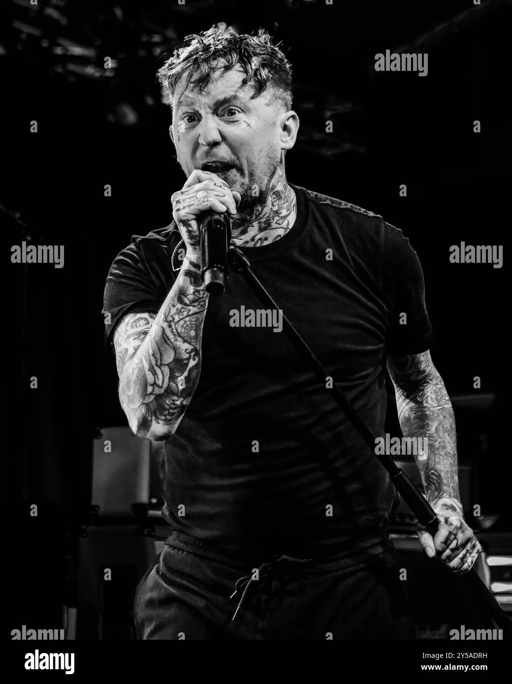 Nottingham, Royaume-Uni, 20 septembre 2024. Événement : Rock City ÒFrank carter & The Sex PistolsÓ. Photo : Frank carter - chanteur principal avec les Sex Pistols crédit : Mark Dunn/Alamy Live News. Banque D'Images