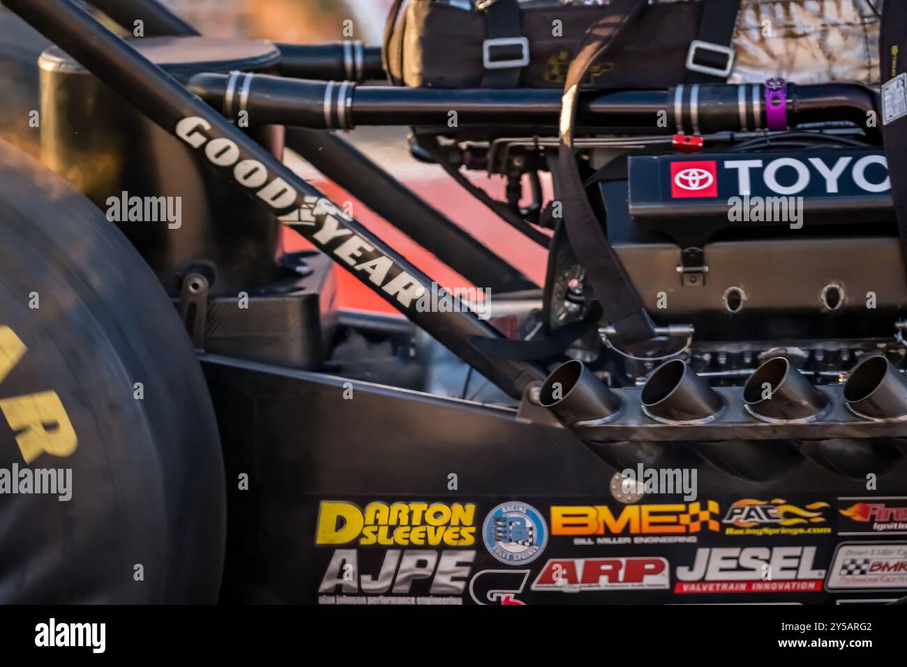 Concord, Caroline du Nord, États-Unis. 20 septembre 2024. SHAWN LANGDON (USA) d'Indianapolis, Indiana fait une course lors des Carolina Nationals au Zmax Dragway à Concord, Caroline du Nord. (Crédit image : © Walter G. Arce Sr./ASP via ZUMA Press Wire) USAGE ÉDITORIAL SEULEMENT! Non destiné à UN USAGE commercial ! Banque D'Images