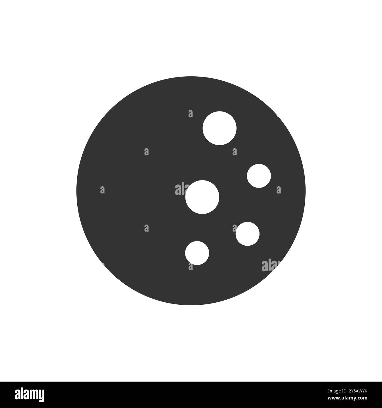 Icône de pin de bowling noir simple sur fond blanc. Illustration de Vecteur