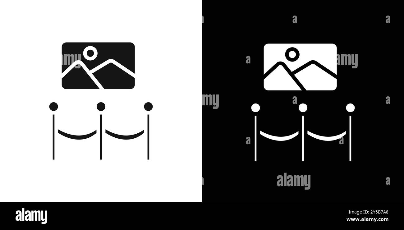 Collection de logo vectoriel d'icône d'exposition ou groupe de pack groupé Illustration de Vecteur