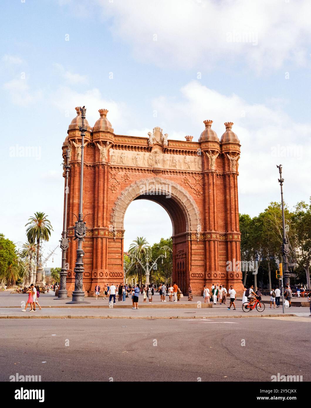 L'Arc de Triomphe, Barcelone, Catalogne, Espagne, Europe. Banque D'Images