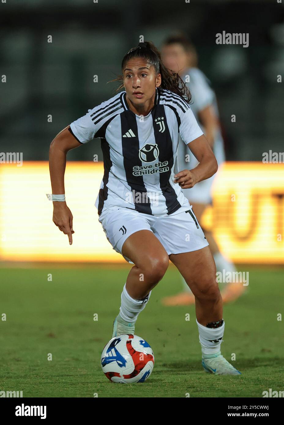 Biella, Italie, 18 septembre 2024. Chiara Beccari de la Juventus lors du match de l'UEFA Womens Champions League au Stadio Comunale Vittorio Pozzo Lamarmora, Biela. Le crédit photo devrait se lire : Jonathan Moscrop / Sportimage Banque D'Images