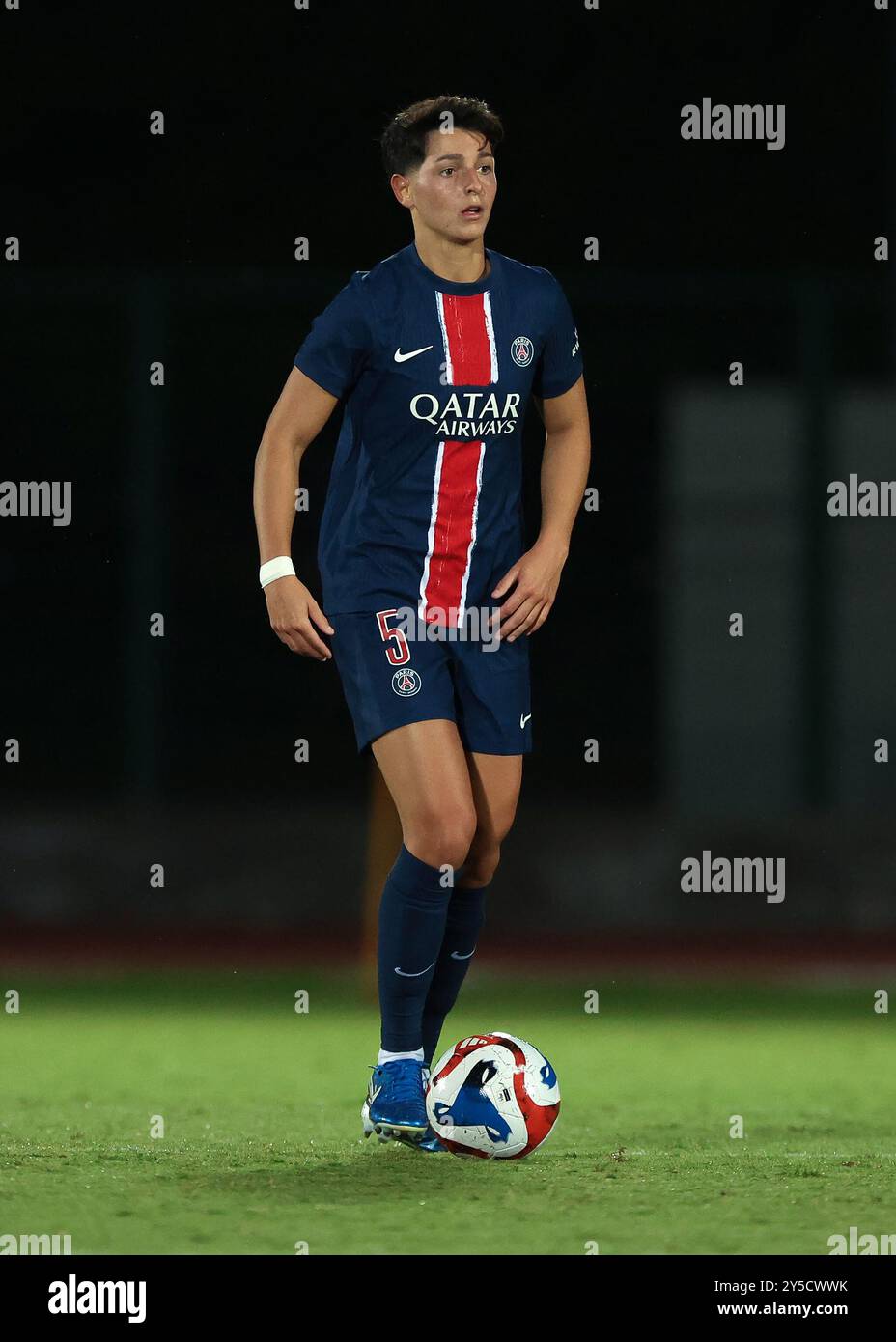 Biella, Italie, 18 septembre 2024. ELISA de Almeida du PSG lors du match de l'UEFA Womens Champions League au Stadio Comunale Vittorio Pozzo Lamarmora, Biela. Le crédit photo devrait se lire : Jonathan Moscrop / Sportimage Banque D'Images Biella, Italie, 18 septembre 2024. ELISA de Almeida du PSG lors du match de l'UEFA Womens Champions League au Stadio Comunale Vittorio Pozzo Lamarmora, Biela. Le crédit photo devrait se lire : Jonathan Moscrop / Sportimage Banque D'Images