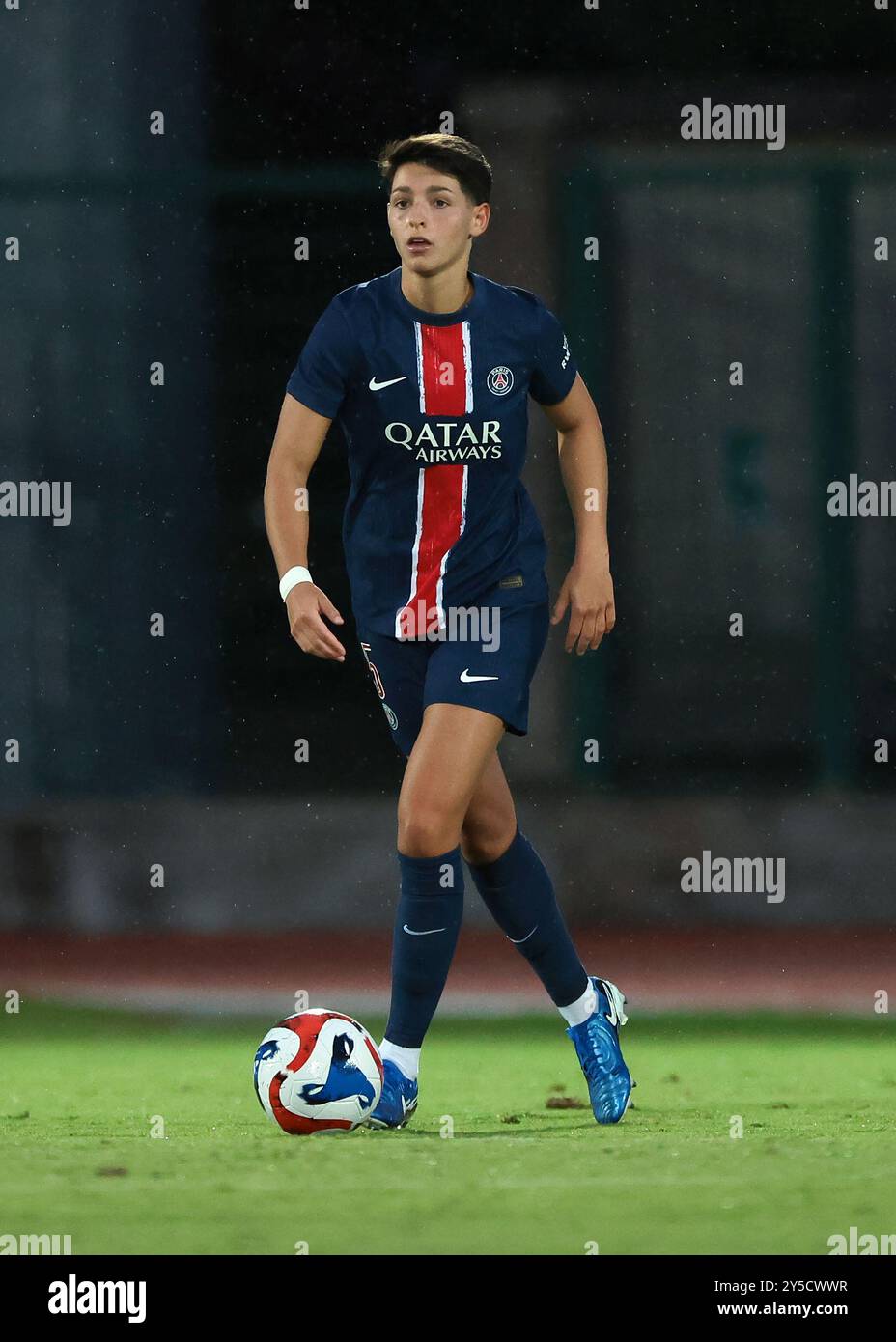 Biella, Italie, 18 septembre 2024. ELISA de Almeida du PSG lors du match de l'UEFA Womens Champions League au Stadio Comunale Vittorio Pozzo Lamarmora, Biela. Le crédit photo devrait se lire : Jonathan Moscrop / Sportimage Banque D'Images