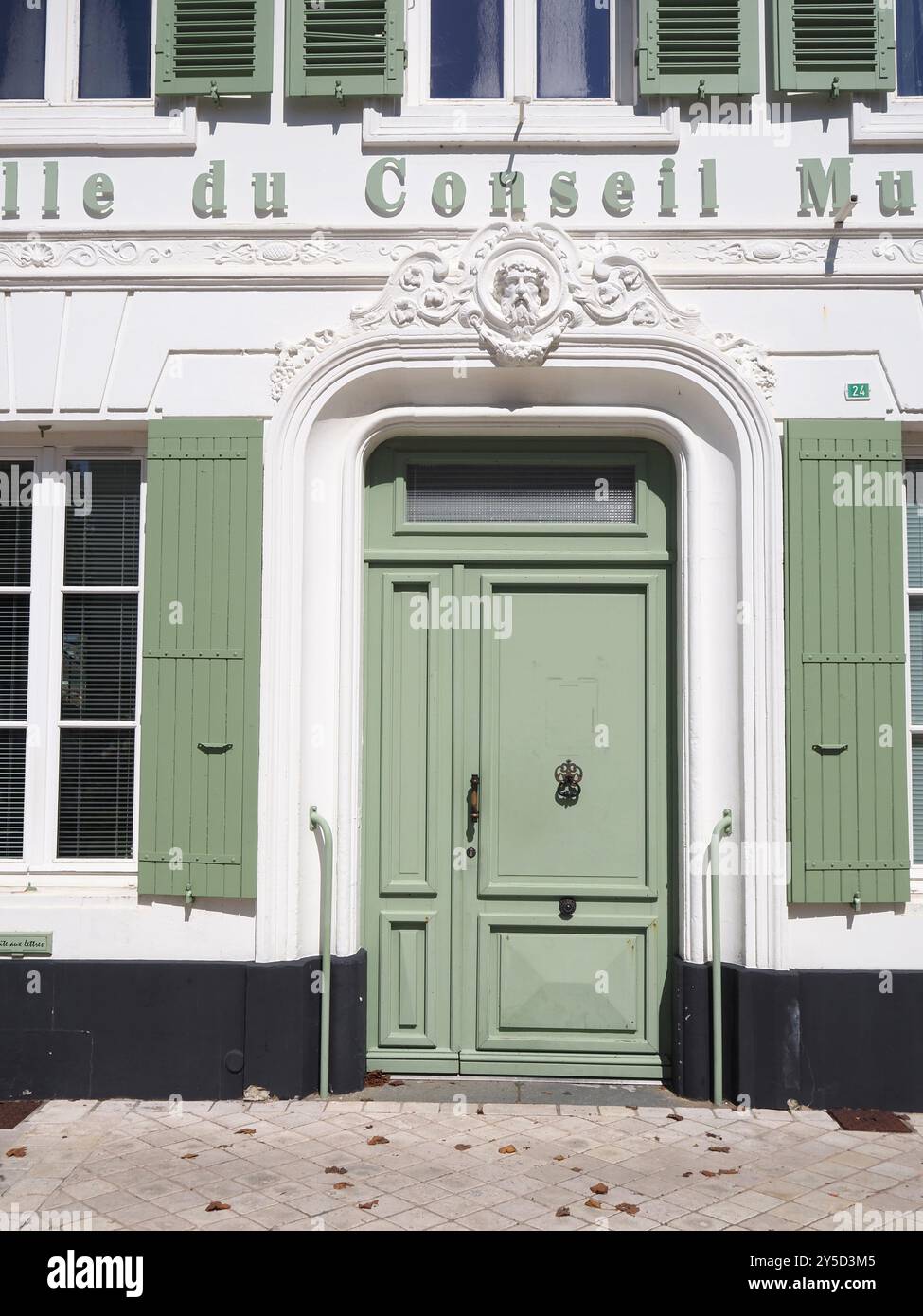 Le bois-plage-en-Ré L'ancien hôtel de ville, salle du Conseil Municipal et des mariages Banque D'Images