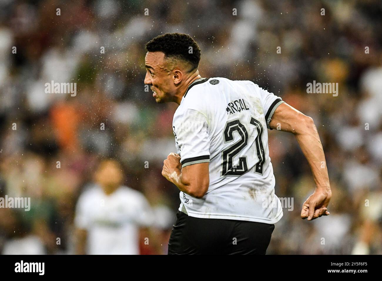 Rio, Brésil - 21 septembre 2024 : joueur de Marçal dans le match entre Fluminense vs Botafogo par le Championnat brésilien, 27ème tour au Maracana Stadiu Banque D'Images