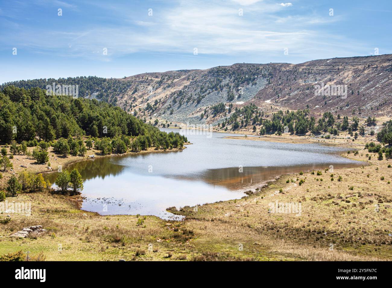 Parc naturel de Lagunas Glaciares de Neila, Sierra de la Demanda, Burgos, Espagne Banque D'Images